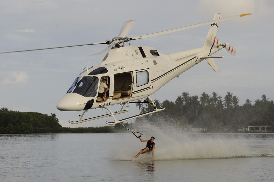 water skiing