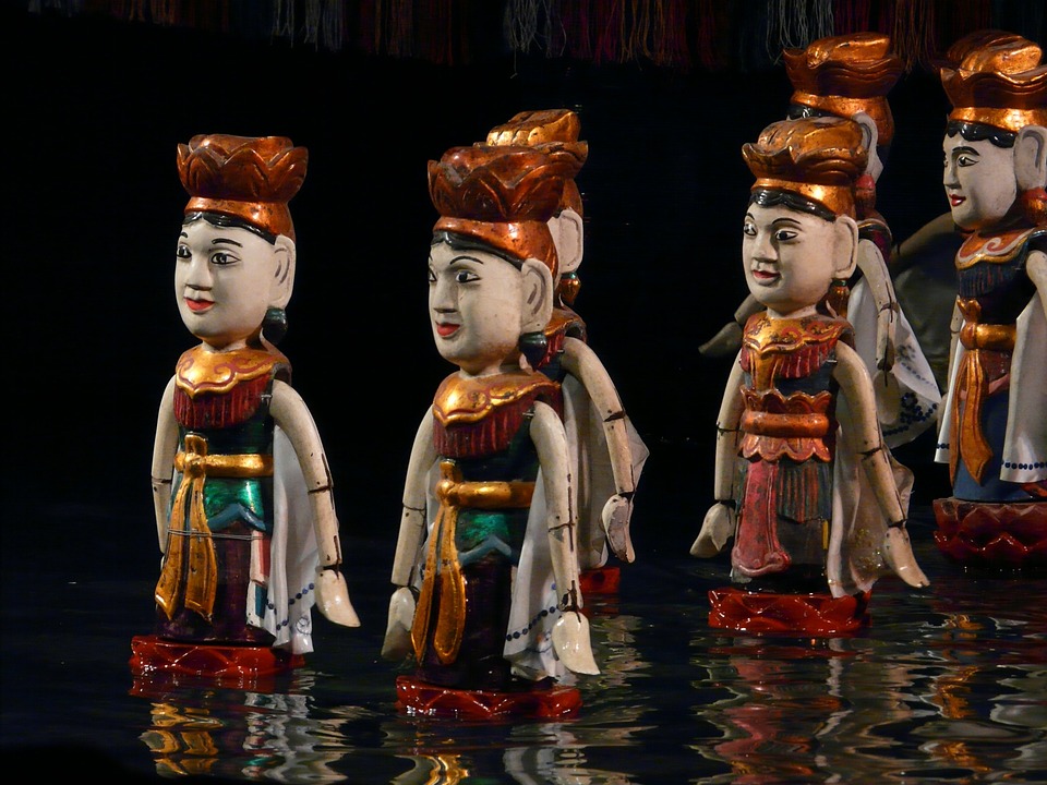 water puppet